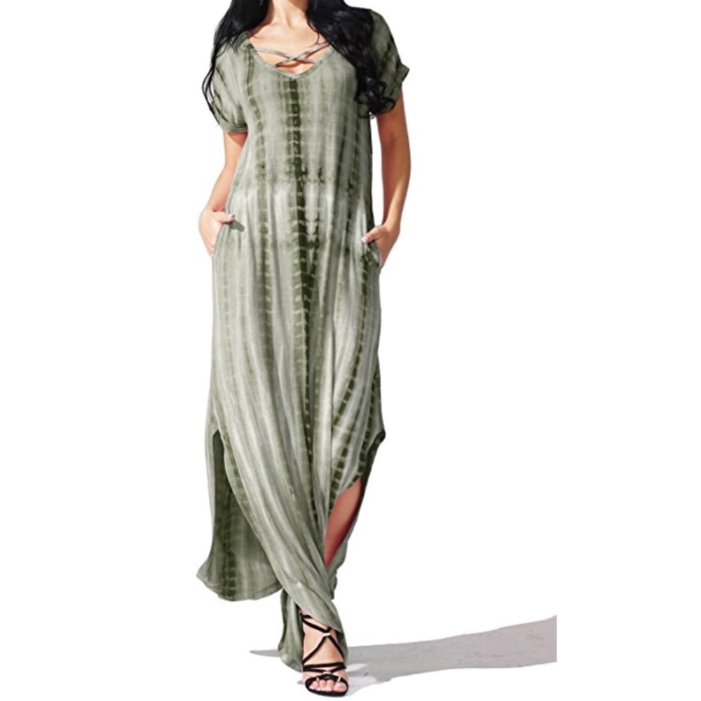 Trisha tie dye casual dress